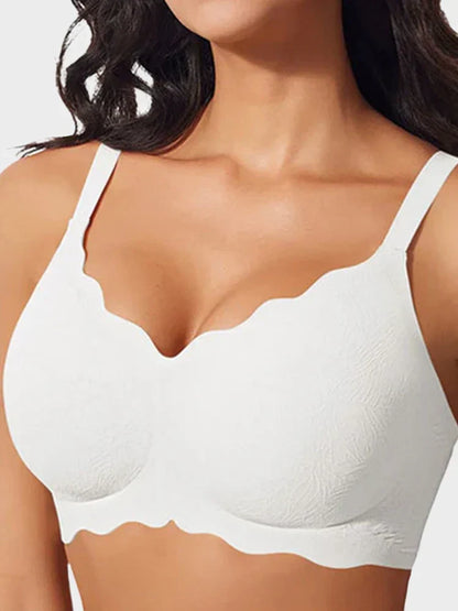 Full Coverage Seamless Wireless Jelly Support Bra