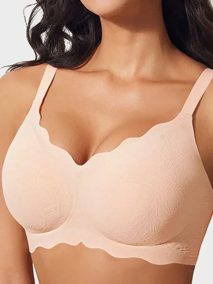 Full Coverage Seamless Wireless Jelly Support Bra