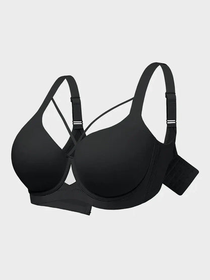 Gathering & Side-Smoothing Push-Up Thin Sexy Bra
