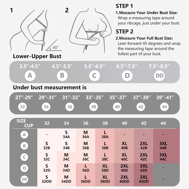 Full coverage wireless bra.